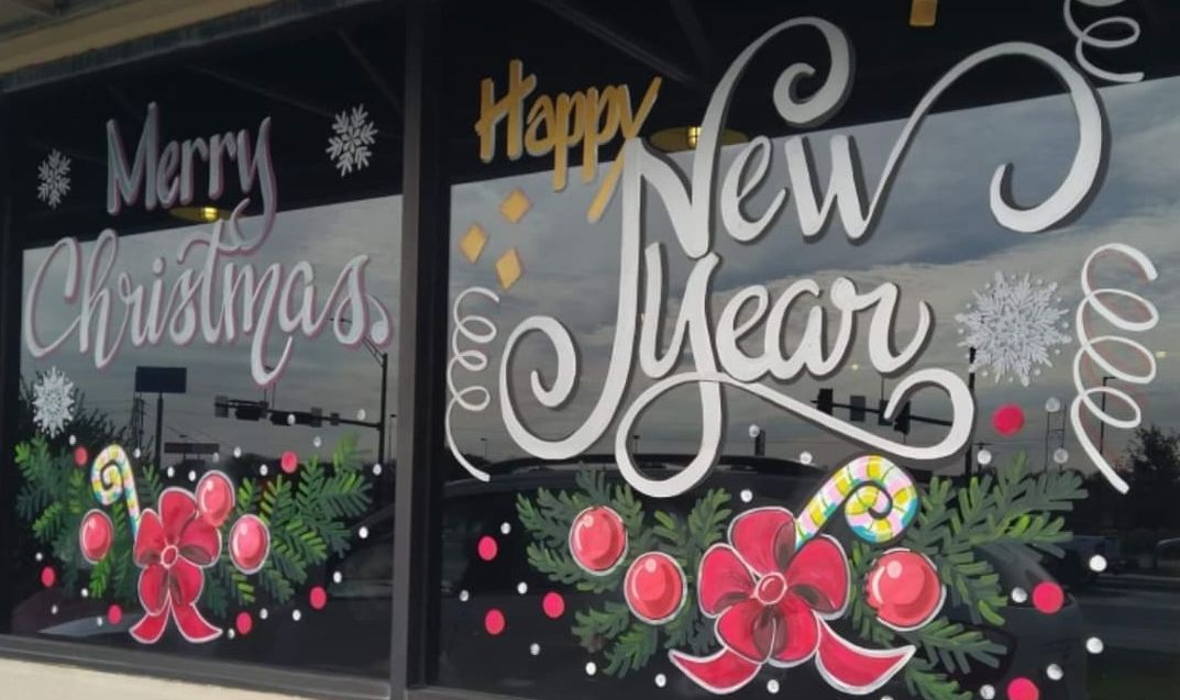 Christmas Window Painter Chick