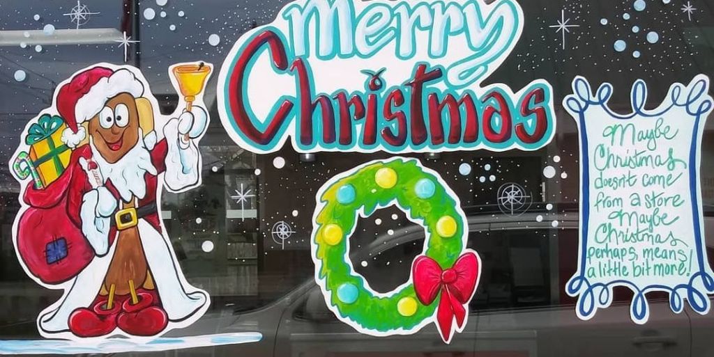 Christmas Window Painter Chick