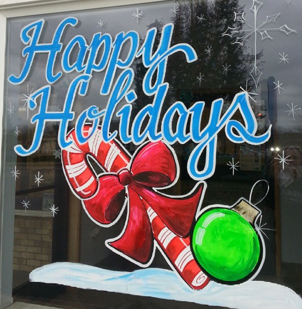 Christmas Window Painter Chick